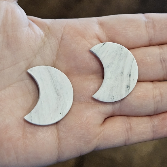 Witch Goth Dangle Earrings Halloween Handmade - Picture 11 of 11